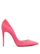 Matchesfashion.com Christian Louboutin - Iriza Suede D'orsay Pumps - Womens - Pink
