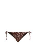 Matchesfashion.com Matteau - The String Bikini Briefs - Womens - Brown Print