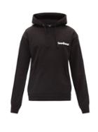 Matchesfashion.com Noon Goons - Ryder Logo-print Cotton-jersey Hooded Sweatshirt - Mens - Black