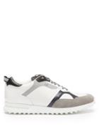 Mens Shoes Dunhill - Radial 2.0 Canvas And Suede Trainers - Mens - White