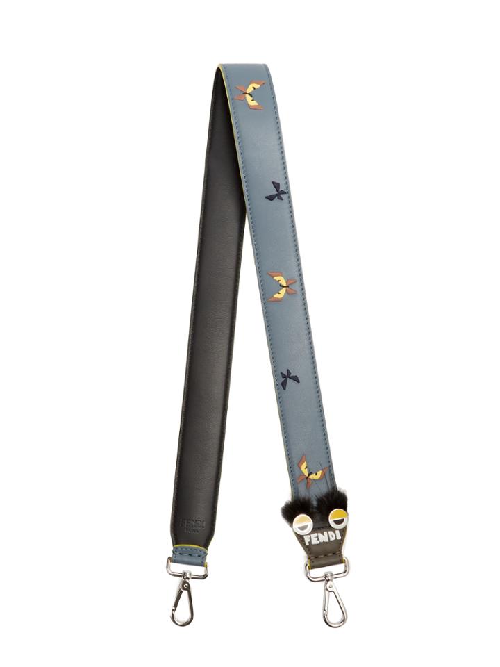 Fendi Strap You Butterfleye-embroidered Bag Strap