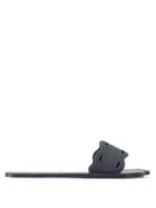 Matchesfashion.com Carlotha Ray - Laser-cut Scented-rubber Slides - Womens - Dark Grey