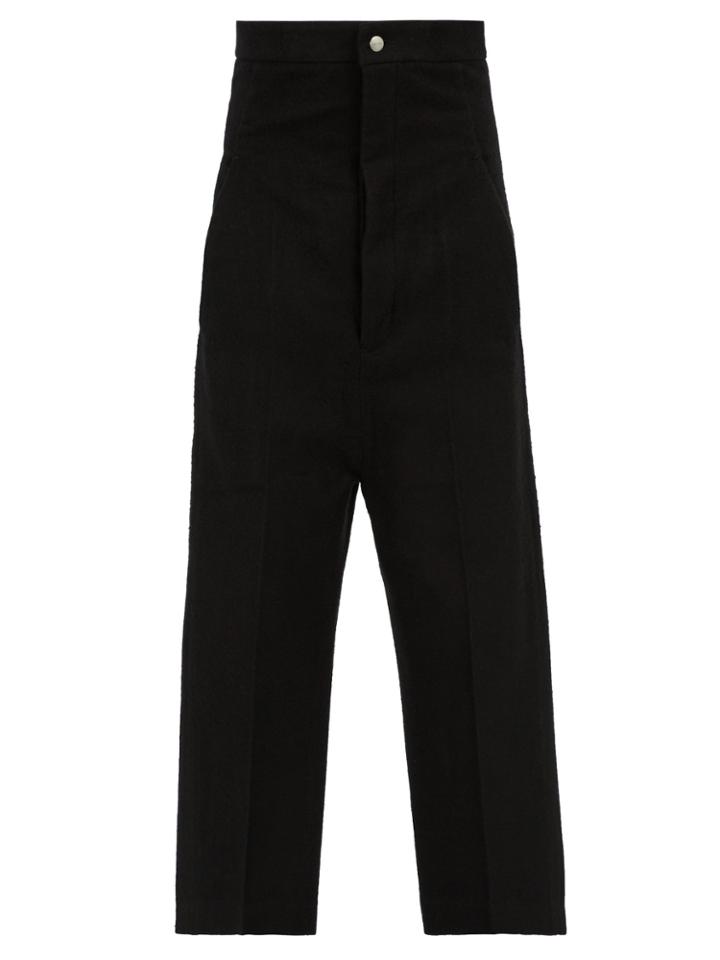 Rick Owens Dirty Jean Cropped Trousers