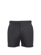 Matchesfashion.com Orlebar Brown - Bulldog Honeycomb Patterned Swim Shorts - Mens - Black