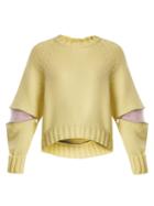 Alexander Mcqueen Zipped-sleeve Wool Sweater