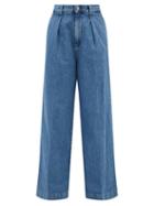 Made In Tomboy - Enea High-rise Wide-leg Jeans - Womens - Blue