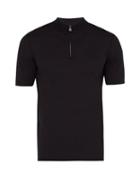 Matchesfashion.com Iffley Road - Sidmouth Half Zip T Shirt - Mens - Black