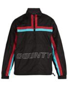 Marcelo Burlon Striped Technical Jacket