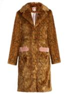 Shrimps Claude Leopard-print Faux-fur Coat