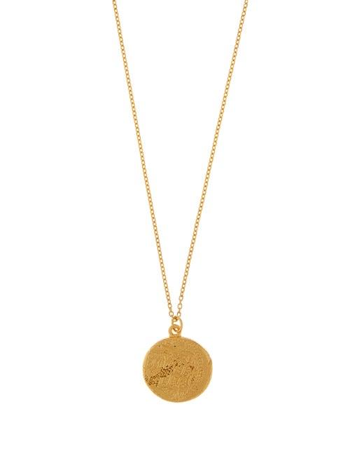 Matchesfashion.com Dear Letterman - Zain 22kt Gold Vermeil Pendant Necklace - Mens - Gold