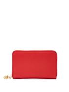 Matchesfashion.com Alexander Mcqueen - Zip Around Continental Grained Leather Wallet - Womens - Red