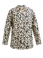 Matchesfashion.com Eytys - Donovan Leopard Print Cotton Poplin Shirt - Womens - Leopard