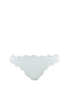 Matchesfashion.com Marysia - Antibes Scallop-edged Bikini Briefs - Womens - Light Blue