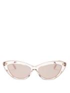 Matchesfashion.com Stella Mccartney - Cat-eye Acetate Sunglasses - Womens - Pink Multi