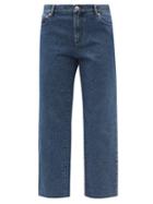 A.p.c. - New Sailor High-rise Cropped Straight-leg Jeans - Womens - Mid Denim