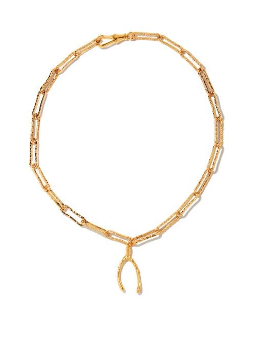 Matchesfashion.com Alighieri - The Past Follies 24kt Gold-plated Necklace - Womens - Yellow Gold