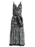 Johanna Ortiz Bead-embellished Lace Cotton-blend Faille Dress