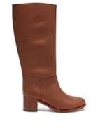 Matchesfashion.com A.p.c. - Iris Knee High Leather Boots - Womens - Tan