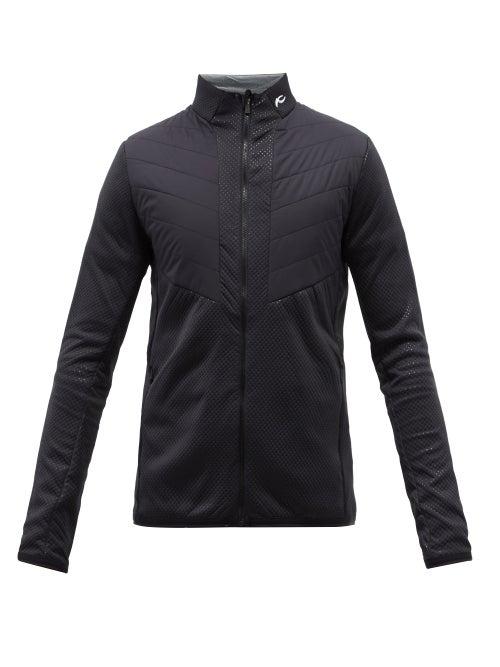 Kjus - Reflection Quilted Shell And Mesh Jacket - Mens - Black