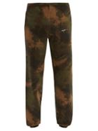 Matchesfashion.com Off-white - Camouflage Print Cotton Jersey Track Pants - Mens - Green Multi