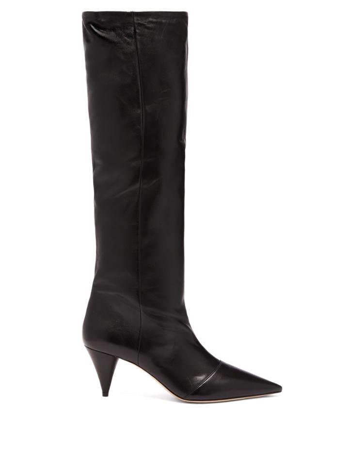 Miu Miu Knee-high Leather Boots