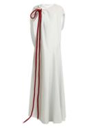 Matchesfashion.com The Row - Cilida Asymmetric Silk Blend Dress - Womens - Light Blue