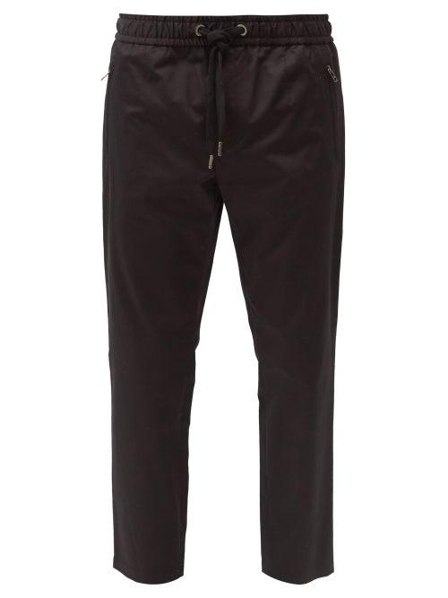 Matchesfashion.com Dolce & Gabbana - Stretch-cotton Gabardine Trousers - Mens - Black