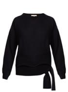 Vanessa Bruno Ianka Tie-side Wool And Cashmere-blend Sweater
