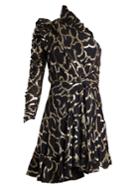 Isabel Marant Clary One-shoulder Jacquard Dress