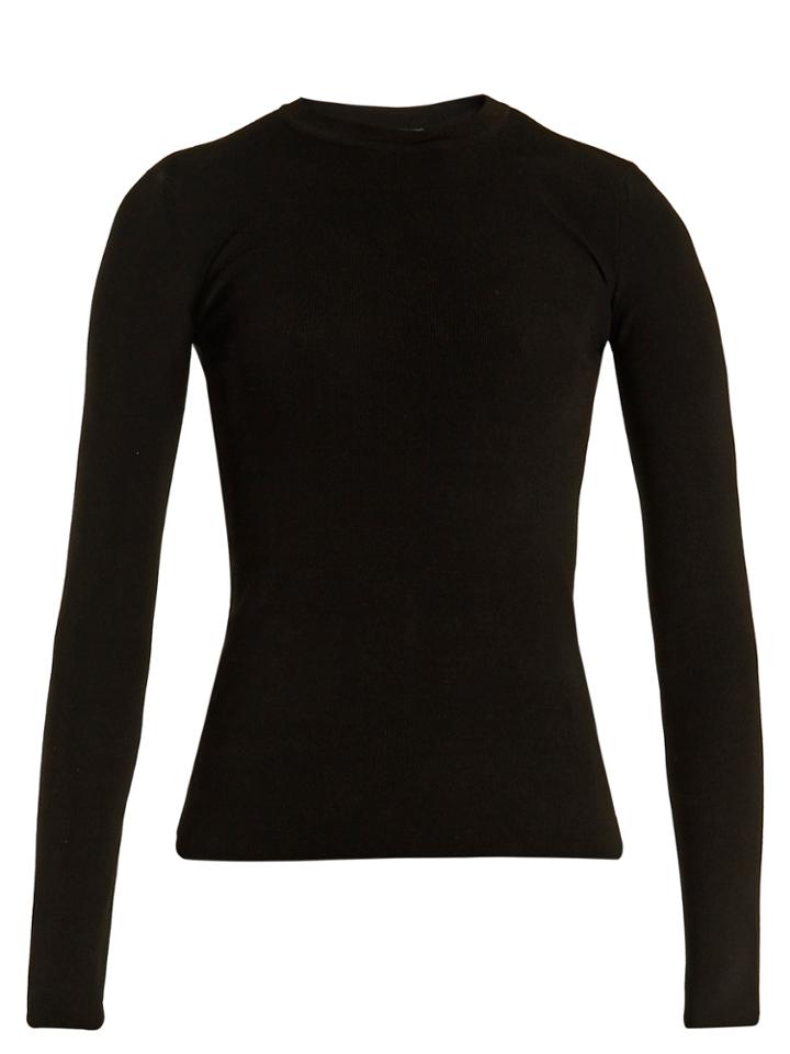 The Row Ridiah Ribbed-jersey Sweater