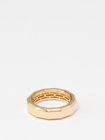 Mateo - Screw 14kt Gold Ring - Womens - Yellow Gold