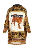 Matchesfashion.com Versace - Leopard Print Hooded Raincoat - Mens - Multi