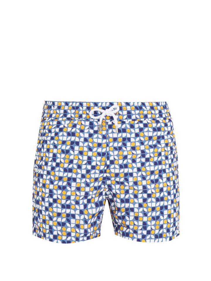 Frescobol Carioca Sports Cerejeira-print Swim Shorts