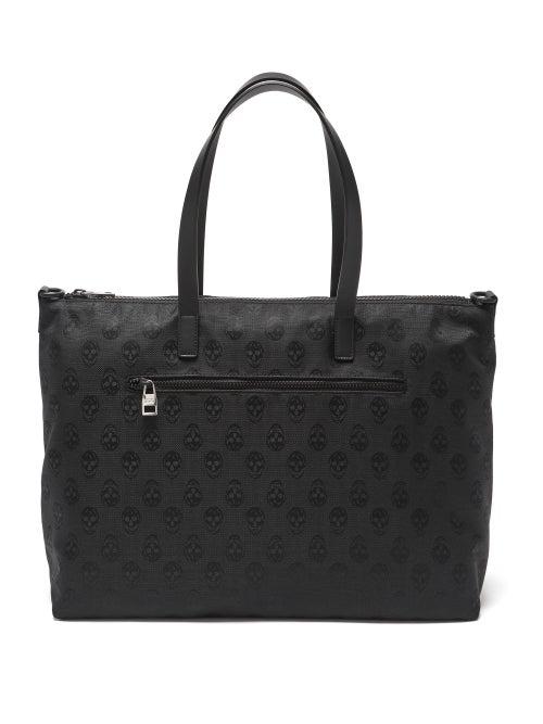 Alexander Mcqueen - Logo-jacquard Canvas Tote Bag - Mens - Black