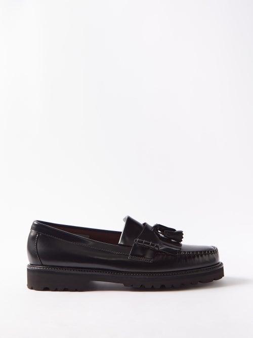 G.h. Bass & Co. - Weejuns 90s Layton Ii Kiltie Leather Loafers - Mens - Black