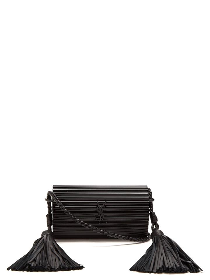 Saint Laurent Opium Tassel-embellished Plexiglass Cross-body Bag