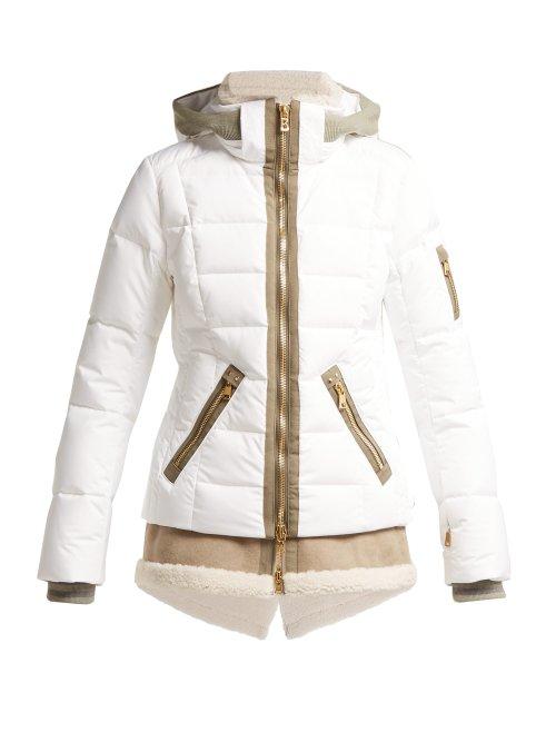 Matchesfashion.com Bogner - Eyla Down Filled Quilted Jacket - Womens - White