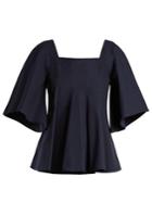 Joseph Saf Flared-sleeve Cotton Blouse