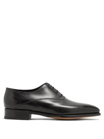 Matchesfashion.com John Lobb - Becketts Leather Oxford Shoes - Mens - Black