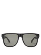 Matchesfashion.com Alexander Mcqueen - D-frame Acetate Sunglasses - Mens - Black