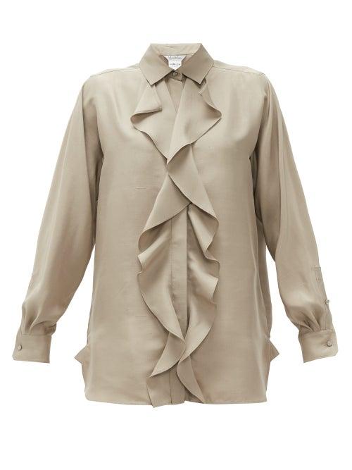 Matchesfashion.com Max Mara - Tefrite Shirt - Womens - Beige