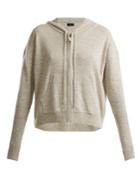 Nili Lotan Zip-through Hooded Cashmere Sweater