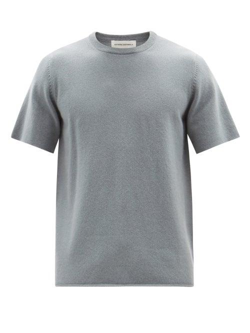Extreme Cashmere - No. 64 Stretch-cashmere T-shirt - Mens - Light Blue