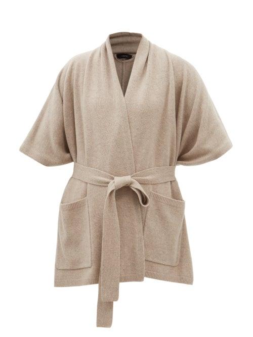 Joseph - Belted Cashmere Poncho - Womens - Beige