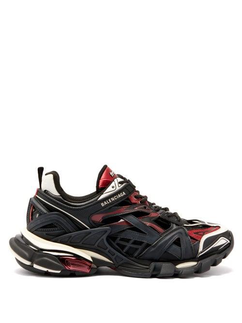 Matchesfashion.com Balenciaga - Track 2 Trainers - Womens - Black Burgundy