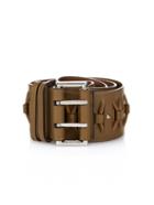Emilio Pucci Wide Plaited-leather Belt