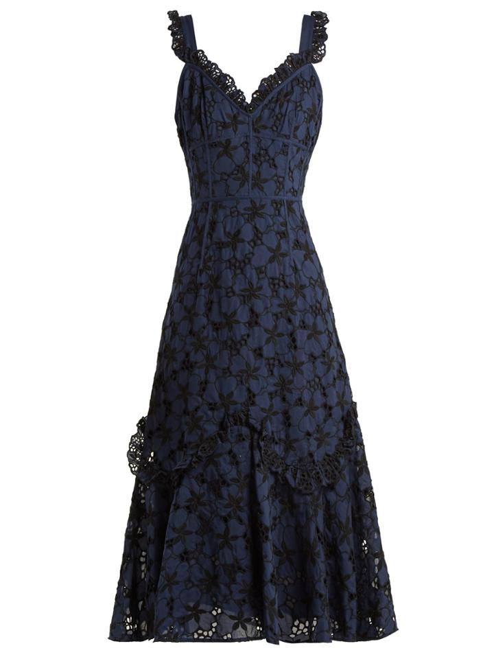 Rebecca Taylor Adriana Broderie-anglaise Dress