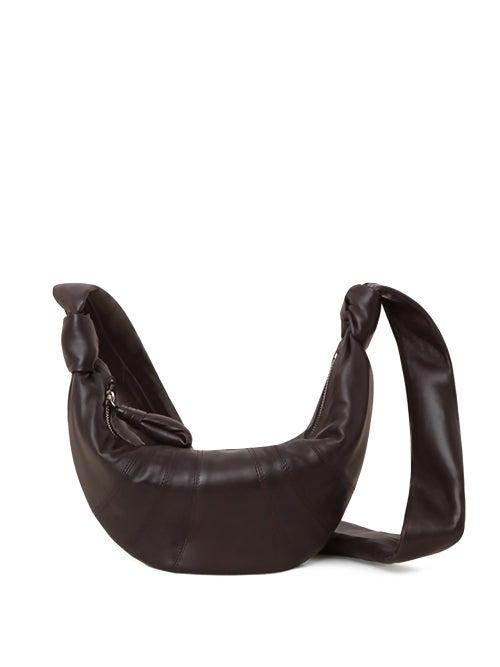 Matchesfashion.com Lemaire - Croissant Small Leather Bag - Womens - Dark Brown