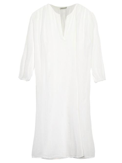 Mes Demoiselles Road Striped Cotton Cover-up