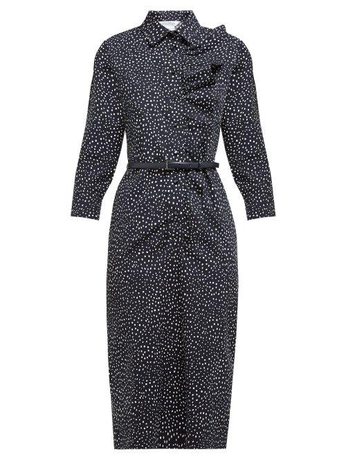 Matchesfashion.com Max Mara - Vicky Shirtdress - Womens - Navy White